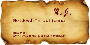 Moldován Julianna névjegykártya