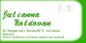 julianna moldovan business card